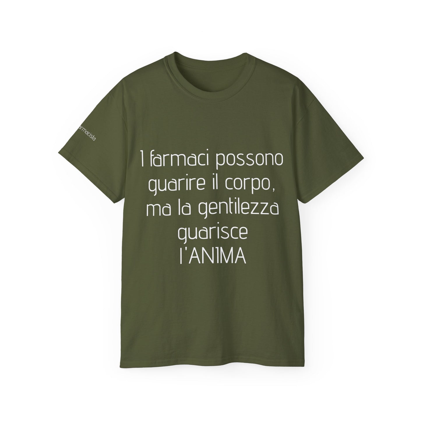 "I farmaci possono guarire il corpo, ma la gentilezza guarisce l'anima " maglietta da donna